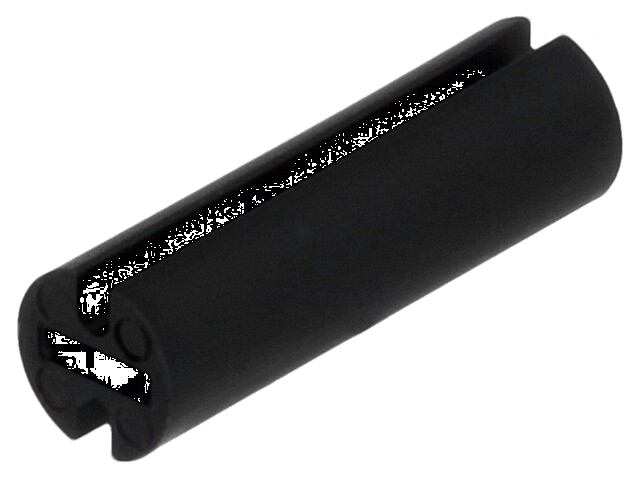 Afstandbus; LED; Øext: 4,5mm; ØLED: 3mm; L: 14,5mm; zwart; UL94V-2 Afstandbus; LED; Øext: 4,5mm; ØLED: 3mm; L: 14,5mm; zwart; UL94V-2